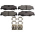 FX732 by MONROE - Monroe Brakes ProSolution Semi-Metallic Brake Pads