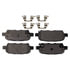 FX905A by MONROE - Monroe Brakes ProSolution Semi-Metallic Brake Pads