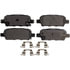 FX905A by MONROE - Monroe Brakes ProSolution Semi-Metallic Brake Pads