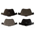 FX915A by MONROE - ProSolution Semi-Metallic Brake Pads