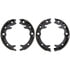 BX782 by MONROE - Monroe Brakes Monroe Parking Brake Shoes