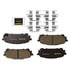 CX1004A by MONROE - Total Solution Ceramic Brake Pads