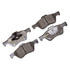 CX1047 by MONROE - Monroe Brakes Total Solution Ceramic Brake Pads