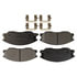 FX955 by MONROE - ProSolution Semi-Metallic Brake Pads