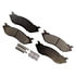 FX966 by MONROE - ProSolution Semi-Metallic Brake Pads