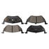 Monroe GX1055 Disc Brake Pad Set Monroe Brakes ProSolution Ceramic Brake Pads