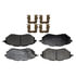 Monroe GX1073 Disc Brake Pad Set Monroe Brakes ProSolution Ceramic Brake Pads