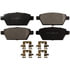 Monroe GX1161 Disc Brake Pad Set Monroe Brakes ProSolution Ceramic Brake Pads