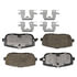 Monroe GX1180 Disc Brake Pad Set Monroe Brakes ProSolution Ceramic Brake Pads