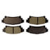 GX1391 by MONROE - Monroe Brakes ProSolution Ceramic Brake Pads