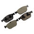 Monroe GX1412 Disc Brake Pad Set Monroe Brakes ProSolution Ceramic Brake Pads