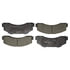 Monroe GX1414 Disc Brake Pad Set Monroe Brakes ProSolution Ceramic Brake Pads