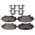 Monroe GX1729 Disc Brake Pad Set Monroe Brakes ProSolution Ceramic Brake Pads