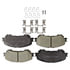 Monroe GX1737 Disc Brake Pad Set Monroe Brakes ProSolution Ceramic Brake Pads