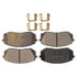 Monroe GX1803 Disc Brake Pad Set Monroe Brakes ProSolution Ceramic Brake Pads