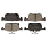 Monroe GX1878 Disc Brake Pad Set Monroe Brakes ProSolution Semi-Metallic Brake Pads