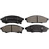 Monroe GX376 Disc Brake Pad Set Monroe Brakes ProSolution Ceramic Brake Pads