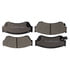 Monroe GX451 Disc Brake Pad Set Monroe Brakes ProSolution Ceramic Brake Pads