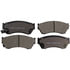 Monroe GX451 Disc Brake Pad Set Monroe Brakes ProSolution Ceramic Brake Pads