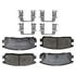 Monroe GX580 Disc Brake Pad Set Monroe Brakes ProSolution Ceramic Brake Pads
