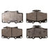 Monroe GX611 Disc Brake Pad Set Monroe Brakes ProSolution Ceramic Brake Pads