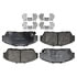 GX617 by MONROE - ProSolution Ceramic Brake Pads