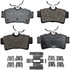 GX627 by MONROE - Monroe Brakes ProSolution Ceramic Brake Pads