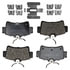 GX627 by MONROE - Monroe Brakes ProSolution Ceramic Brake Pads