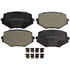Monroe GX635 Disc Brake Pad Set Monroe Brakes ProSolution Ceramic Brake Pads