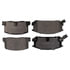 Monroe GX657 Disc Brake Pad Set Monroe Brakes ProSolution Ceramic Brake Pads