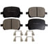 Monroe GX707 Disc Brake Pad Set Monroe Brakes ProSolution Ceramic Brake Pads