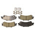 GX792A by MONROE - Monroe Brakes ProSolution Ceramic Brake Pads