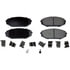 Monroe GX793 Disc Brake Pad Set Monroe Brakes ProSolution Ceramic Brake Pads