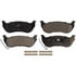 GX981 by MONROE - Monroe Brakes ProSolution Ceramic Brake Pads