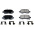 Monroe GX999 Disc Brake Pad Set Monroe Brakes ProSolution Ceramic Brake Pads
