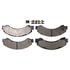 Monroe HDX825 Disc Brake Pad Set Monroe Brakes Severe Solution Brake Pads