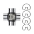 437 by MOOG - MOOG 437 Non-Greaseable Premium Universal Joint