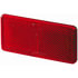 003326931 by HELLA - 3326 Red Rectangular Reflex Reflector with Adhesive