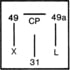 003787071 by HELLA - Flasher Unit, 4 pin, 24 V