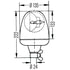 006846001 by HELLA - KL Rotaflex Amber Rotating Beacon Pole