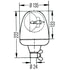 006846011 by HELLA - KL Rotaflex Amber Rotating Beacon Pole 24V