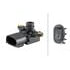 HELLA 358152241 Manifold Absolute Pressure Sensor Sensor, boost pressure - 3-pin connector - Bolted