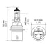 9004P50 by HELLA - HELLA 9004P50 Performance Series Halogen Light Bulb