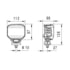 996488511 by HELLA - Work Lamp WA 0GR MD12-24 DT RL190TP 1GA