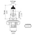 H13P50 by HELLA - HELLA H13P50 Performance Series Halogen Light Bulb