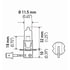 H3 130WTB by HELLA - HELLA H3 130WTB High Wattage Series Halogen Light Bulb