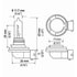 H9TB by HELLA - HELLA H9TB Standard Series Halogen Light Bulb