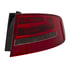 010914121 by HELLA - Tail Lamp Outer Righthand w/o LED Audi A4/S4 13-16