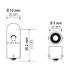 1816 by HELLA - HELLA 1816 Standard Series Incandescent Miniature Light Bulb, 10 pcs