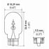 2821SB by HELLA - HELLA 2821SB Standard Series Incandescent Miniature Light Bulb, Single